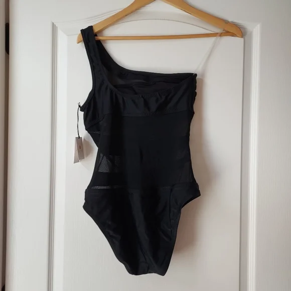 NWT Shade and Shore Black Small One Piece - Picture 4 of 10